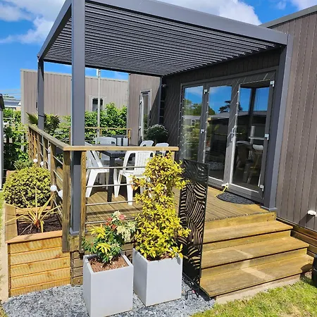 Mobil-home Luxueux A Jullouville, 200m Plage, Piscine Chauffee, Pour 6 Personnes - Fr-1-361a-73 瑞卢维尔莱潘