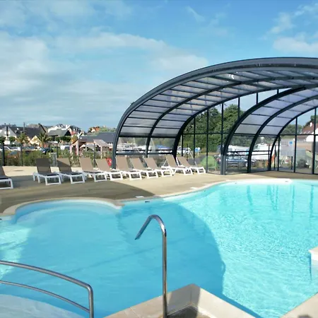 Mobil-home Luxueux A Jullouville, 200m Plage, Piscine Chauffee, Pour 6 Personnes - Fr-1-361a-73 度假居 瑞卢维尔莱潘