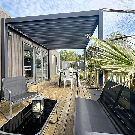 Mobil-home Luxueux A Jullouville, 200m Plage, Piscine Chauffee, Pour 6 Personnes - Fr-1-361a-73 瑞卢维尔莱潘