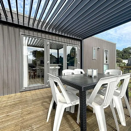 度假居 Mobil-home Luxueux A Jullouville, 200m Plage, Piscine Chauffee, Pour 6 Personnes - Fr-1-361a-73 瑞卢维尔莱潘