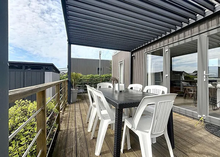 Nyaraló Mobil-home Luxueux A Jullouville, 200m Plage, Piscine Chauffee, Pour 6 Personnes - Fr-1-361a-73 Jullouville-les-Pins